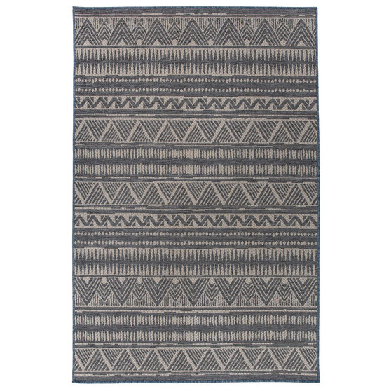 Nassau 404 Blue 5' x 7' Outdoor Area Rug