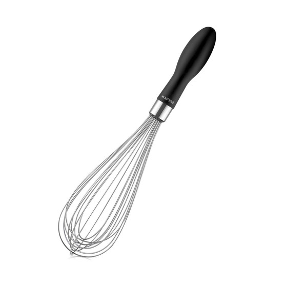Balloon Stainless Steel Whisk with Soft Silicone Handle (12 inch)