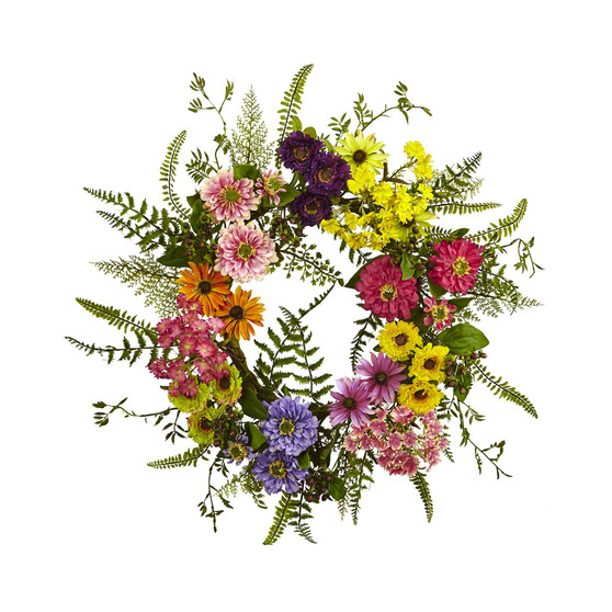 Mixed Flower Wreath