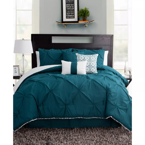 Pom-Pom Twin 6 Piece Comforter Set