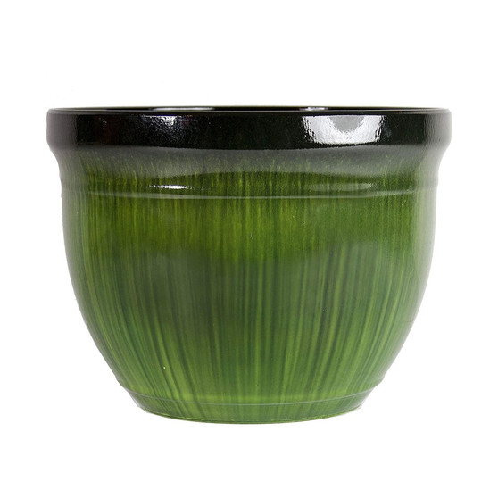 Gardener Select Madison Planter Green Drip 15"