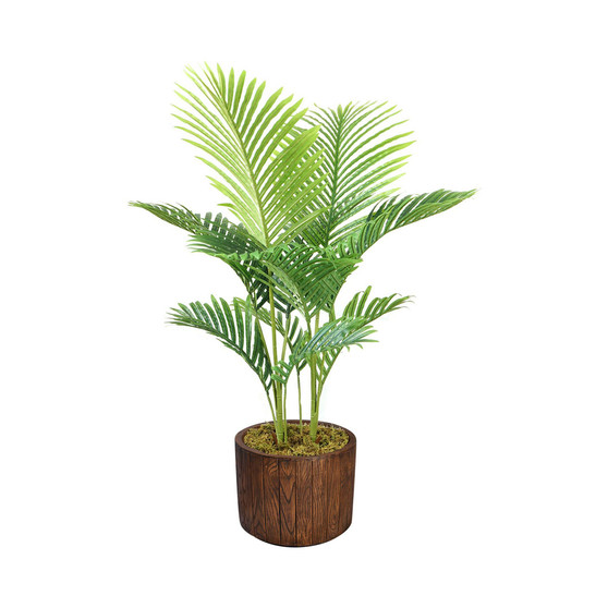 49" Real Touch Palm Tree in Fiberstone Planter