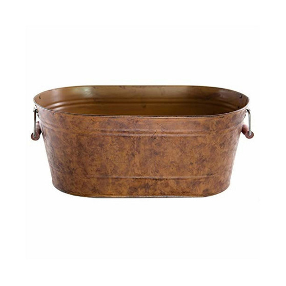 Gardener Select Farmhouse Collection Oval Planter w/ Handles 17.5"