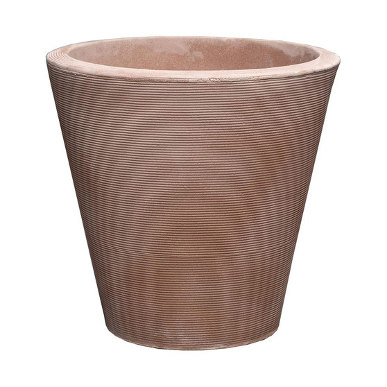 Madison Planter DoubleWalled 26" Weathered Terrcotta