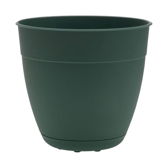 Ocean Series Dayton Recycled Ocean Plastic Planter, Turtle Green, 12 inches