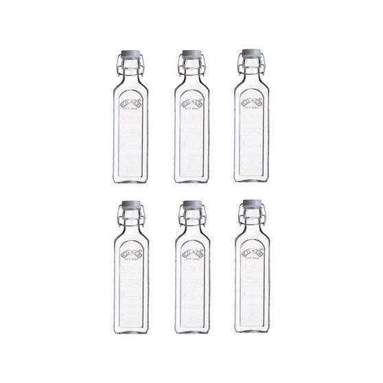 Clip Top Bottle 20 oz, Set of 6