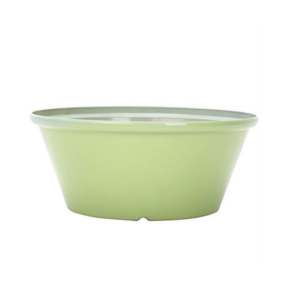 Gardener Select Tulip Bowl Planter Green, 12 Inch