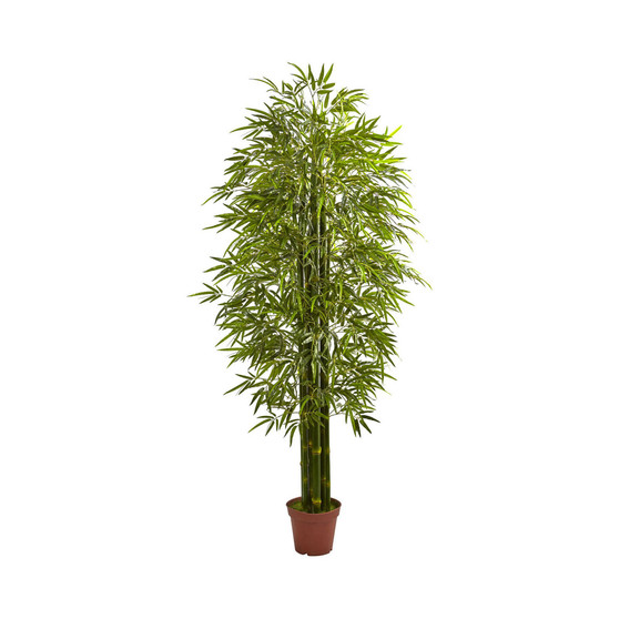7' Indoor/Outdoor UV-Resistant Artificial Bamboo Tree