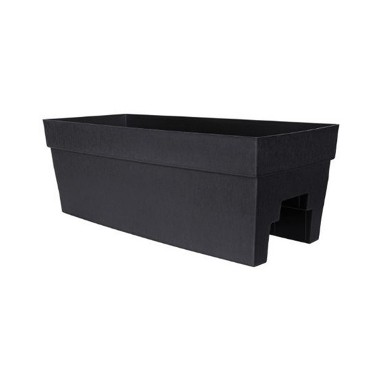 Plastic DCN352736 Harmony Rail Planter Black