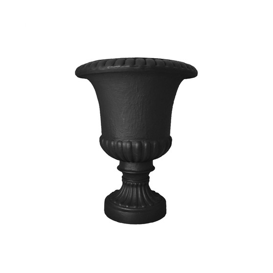 Urn Planter Black 27in H