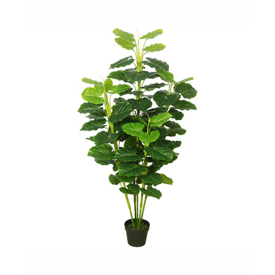 64" Artificial Fresh Looking Green Philodendron