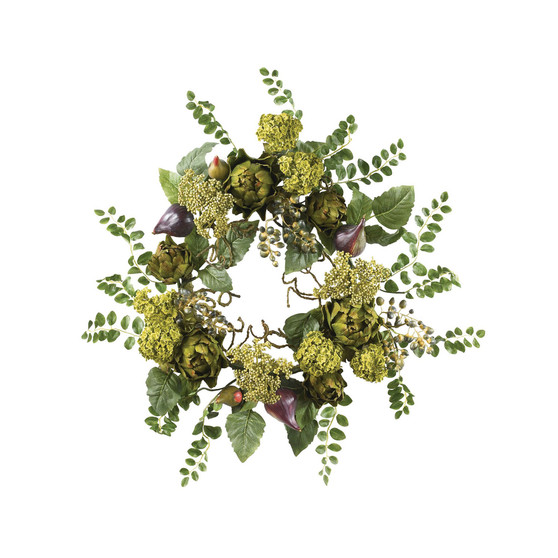 20" Artichoke Floral Wreath