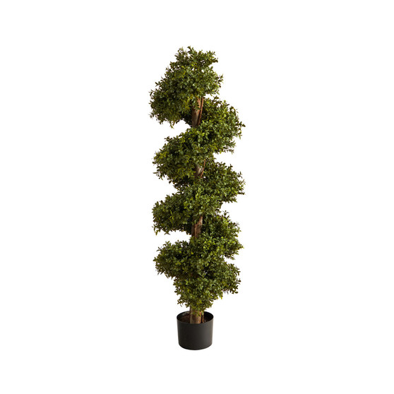 46" Boxwood Spiral Topiary Artificial Tree