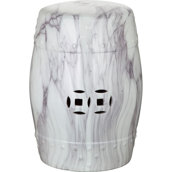 Jade Swirl Garden Stool