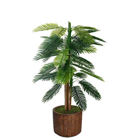 63" Real Touch Palm Tree in Fiberstone Planter
