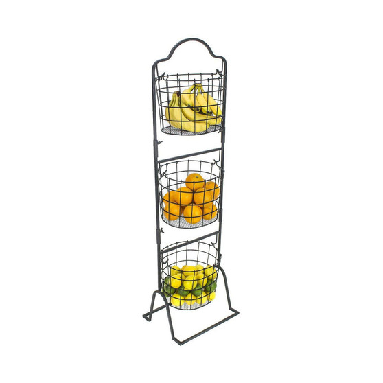 3 Tier Oval Shaped Hanging Basket