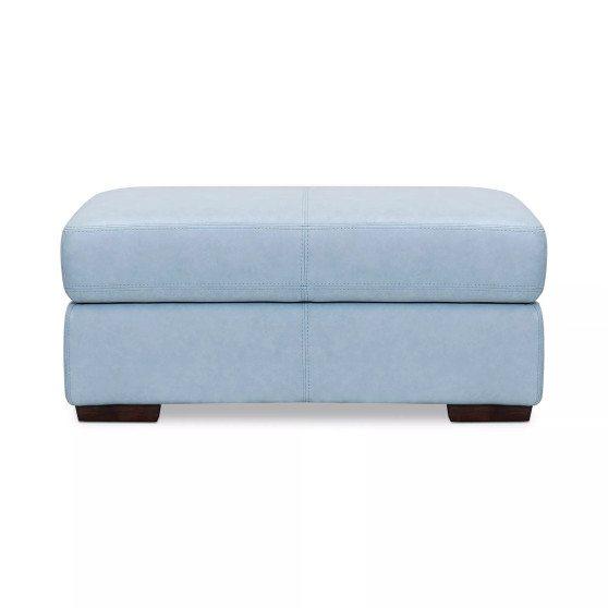 Ashlinn 43" Pastel Leather Storage Ottoman, Created for Macy's