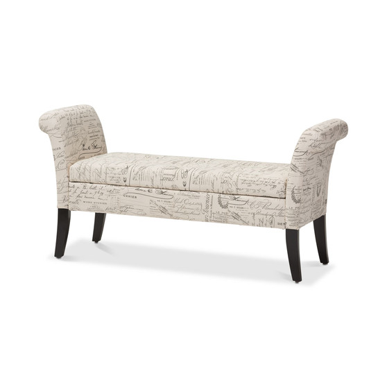 Printza Storage Ottoman Bench