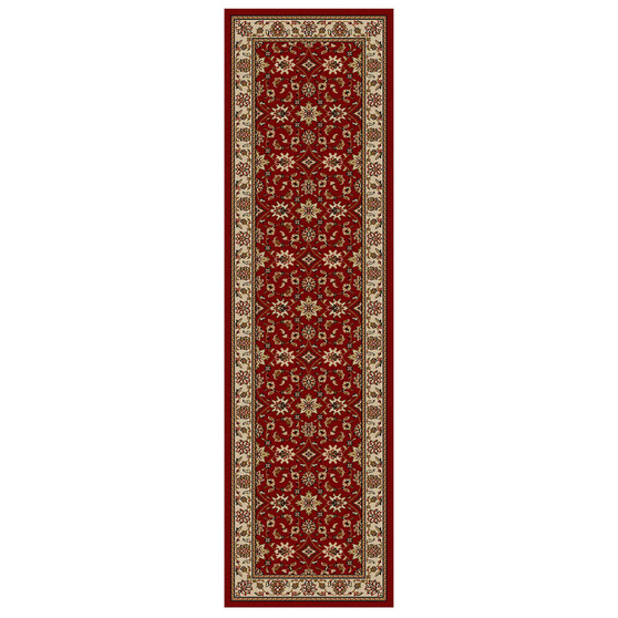 CLOSEOUT!! Pesaro Meshed Red 2'2" x 7'7" Runner Area Rug