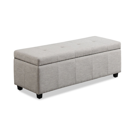 Chamberlain Fabric Storage Ottoman Bench, Direct Ship