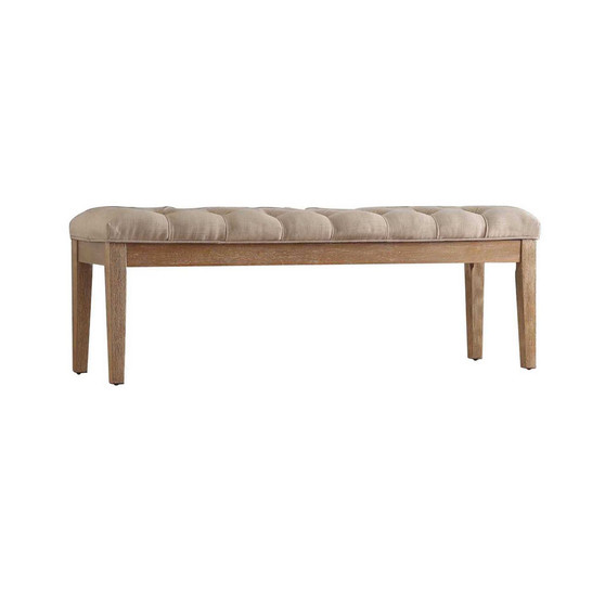 Alvia Premium Tufted 52-Inch Upholstered Bench