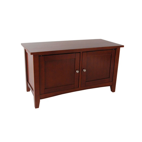 Shaker Cottage Storage Cabinet Bench, Cherry