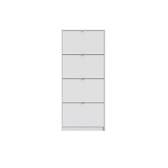 Bright 4 Drawer Shoe Cabinet