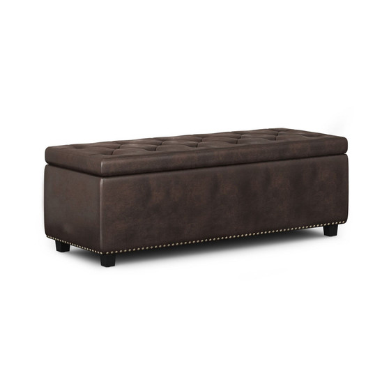Hamilton Traditional Rectangle Storage Ottoman