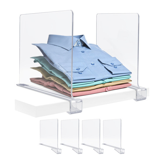 Shelf Dividers Set, 4 Pieces