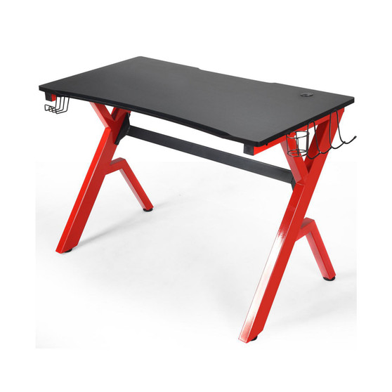 Gaming Desk Computer Desk w/Controller Headphone storage
