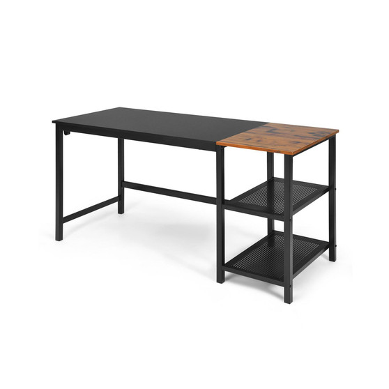 Home Office Computer Desk Study Laptop Table Detachable Shelf