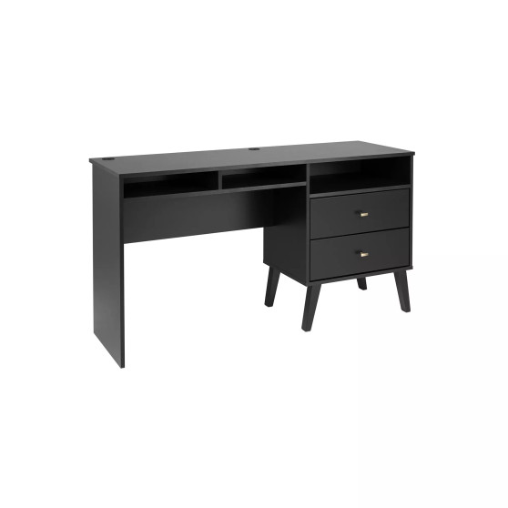 Milo Desk with Side Storage and 2 Drawers