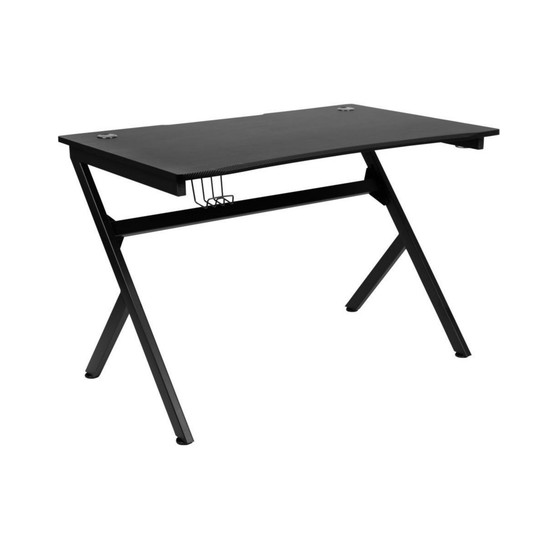 Computer Table Gaming Desk - Headphone Holder And 2 Cable Management Holes