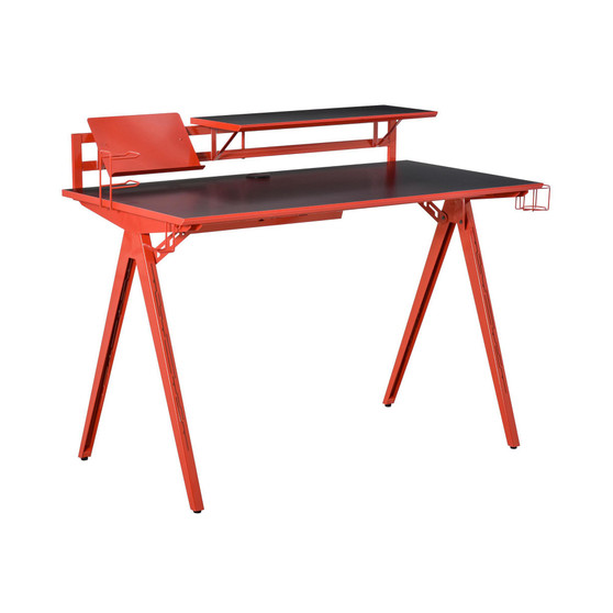 Steel eSports PC Gaming Station with Cable Basket and Large Tabletop