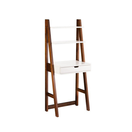 Brova Leaning Desk Bookcase