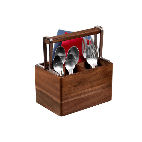 Acacia Kitchen Utensil Holder