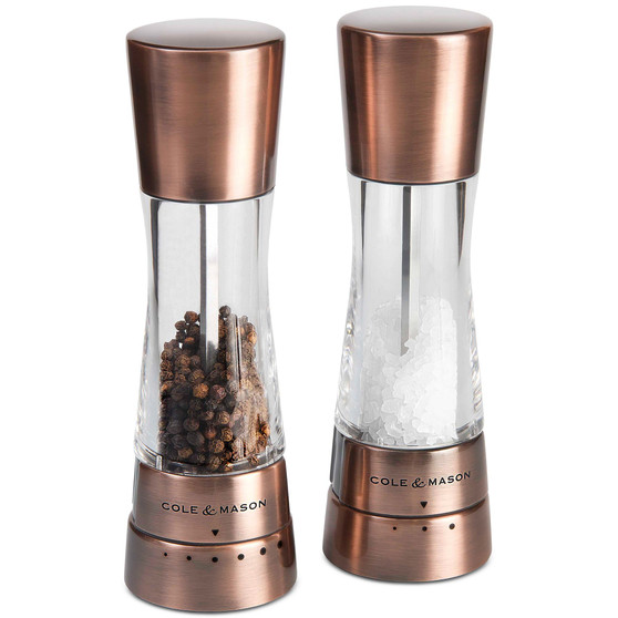 Derwent Copper Salt & Pepper Grinder Set