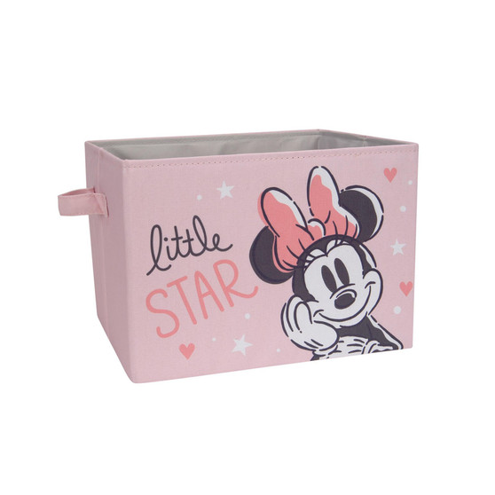 Disney Baby Minnie Mouse Pink Foldable Storage Basket/Container/Bin