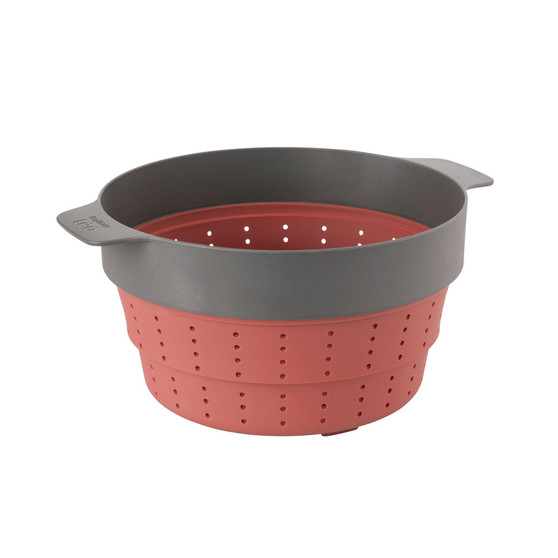 Leo Collection 10" Silicone 2-in-1 Steamer and Strainer
