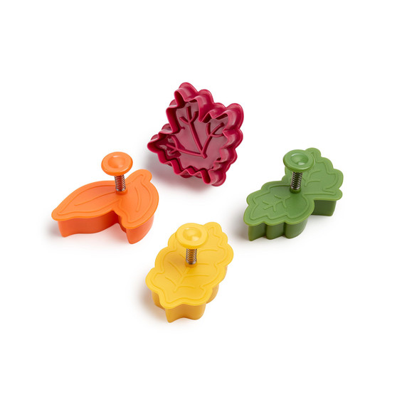 Harvest 4-Pc. Leaf Pie Crust & Pastry Cutters Set, Created for Macy's