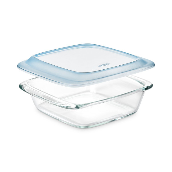 Glass 2-Qt Baking Dish & Lid