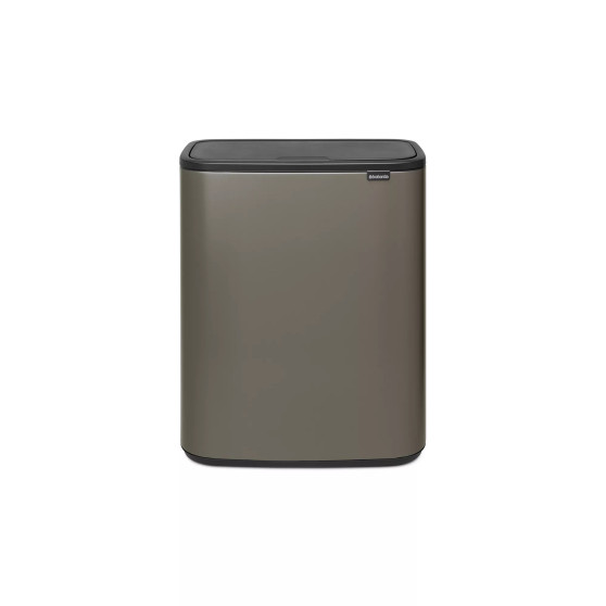 Bo Touch Top Dual Compartment Recycling Trash Can, 2 x 8 Gallon, 2 x 30 Liter