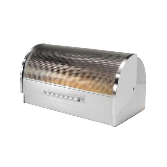 8.5" Bread Box with Tempered Glass Lid