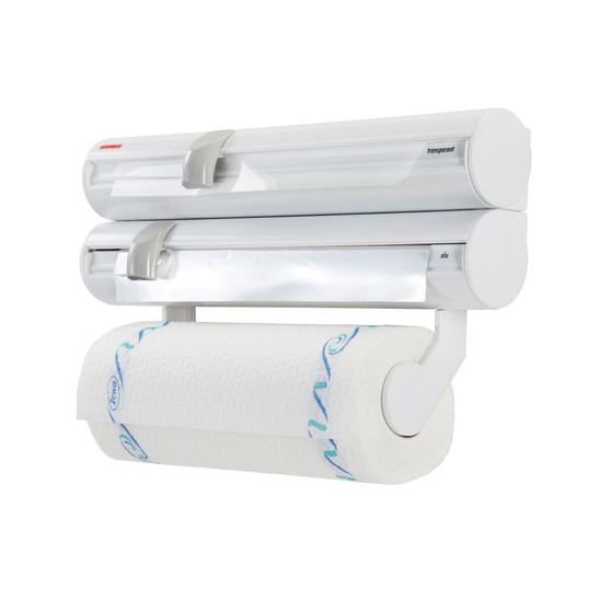 Rolly Mobil Wall Mount Paper Towel Holder and Wrap Dispenser