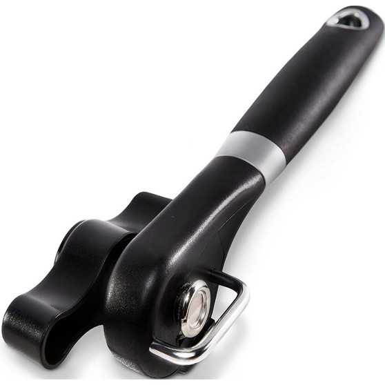 Smooth Edge Ergonomic Grip Soft Can Opener With Stainless Steel Blades