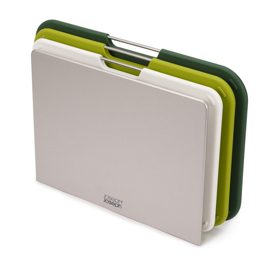 Nest Boards 3-Piece Chopping Board Set with Storage Stand