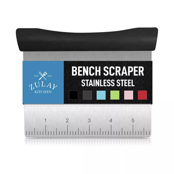 Multi-purpose Bench Scraper and Chopper