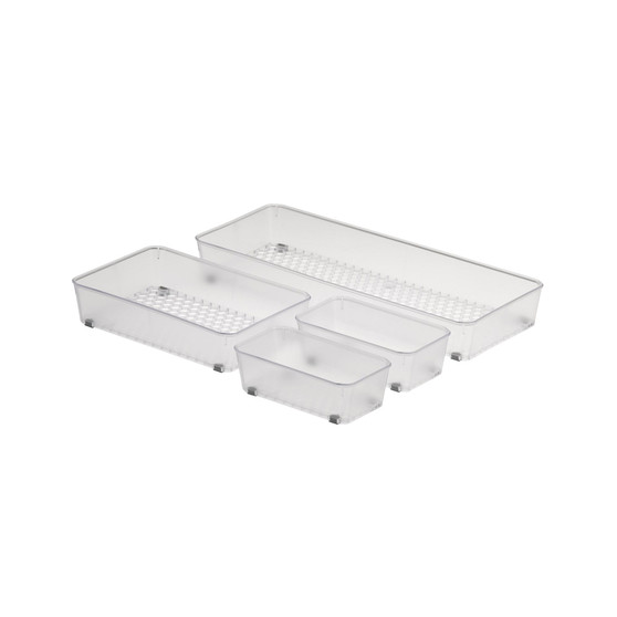 Diversified Hexa In-Drawer Organizer Set of 4 Assorted Storage Trays