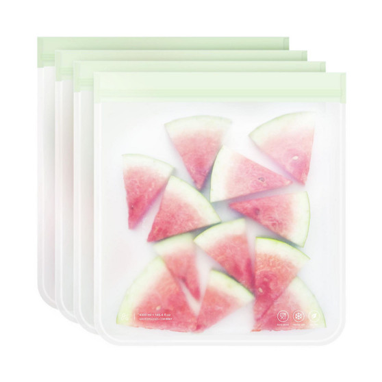 Reusable Storage Bags - 4 Large