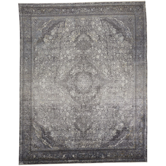 Michaela R3967 Charcoal 2'8" x 10' Runner Rug
